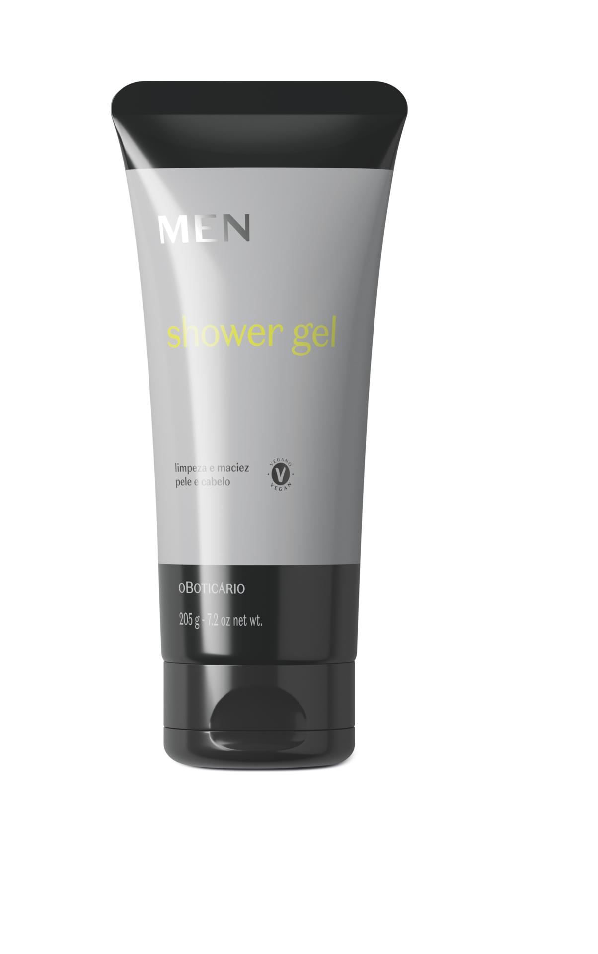 MEN Shower Gel 3 En 1 Cabello, Cuerpo, Barba, 205g